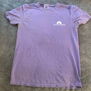 Nature back t shit has been worn and has a little peeling